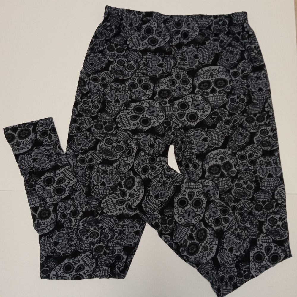 Dia de Los Muertos Skull Leggings